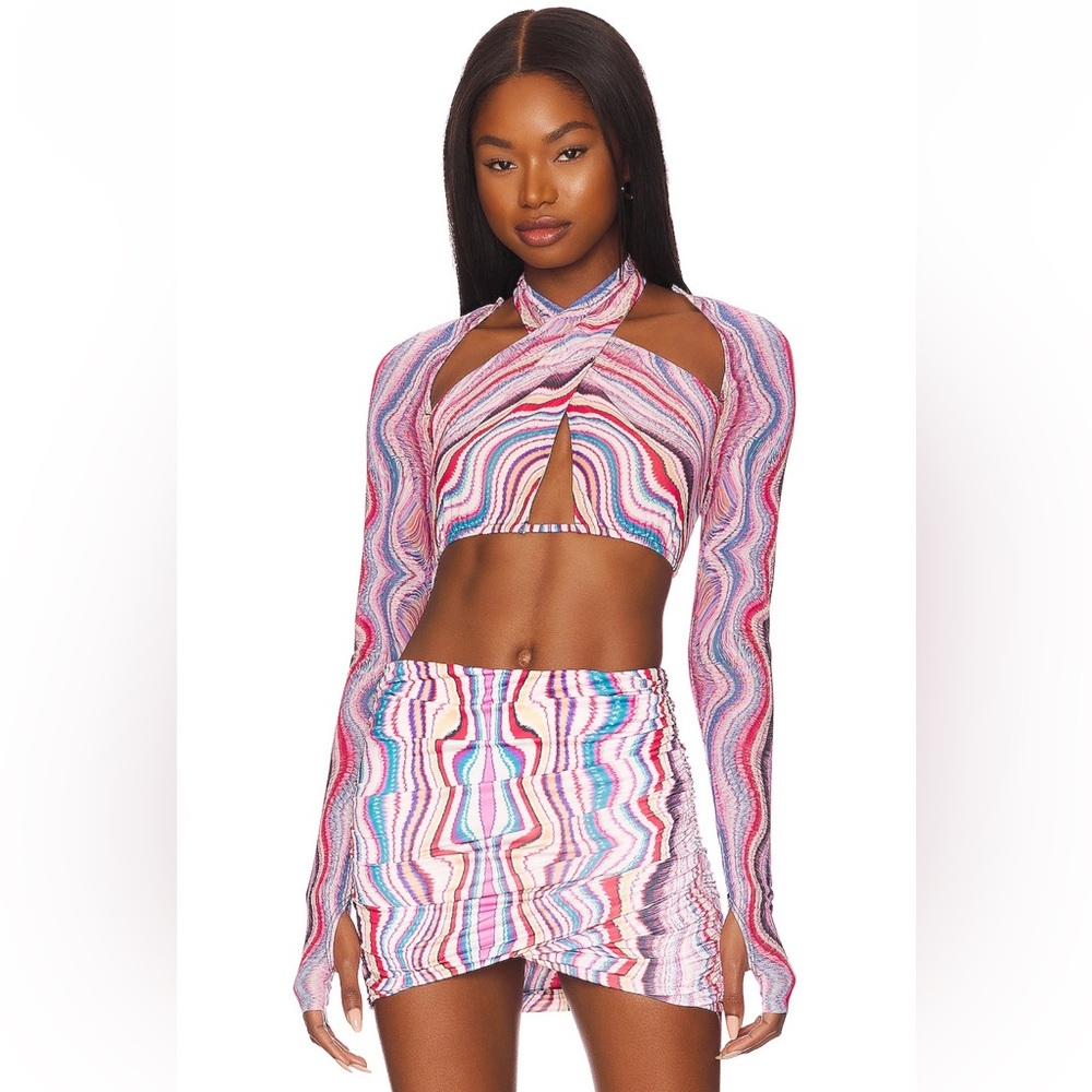REVOLVE - AFRM Cordelia Top and Hailee Skirt SET - small (out of stock!)